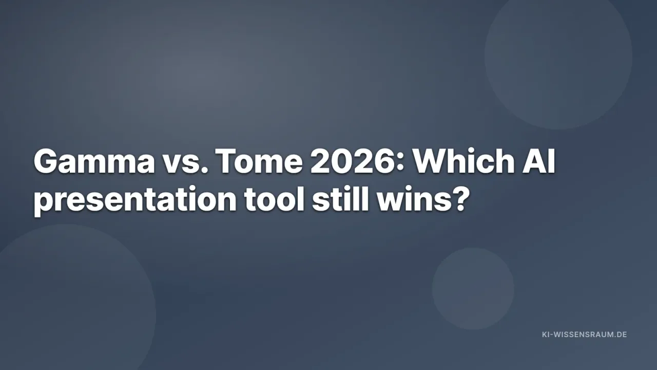 Gamma vs. Tome 2026 — AI presentation tools head-to-head: deck quality, PPTX export, sales microsites and pricing for SMBs