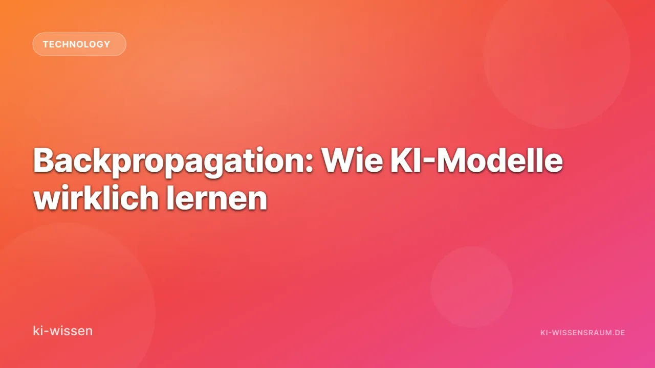 Backpropagation visualized — the error signal travels backwards through a neural network and updates the weights in every layer.