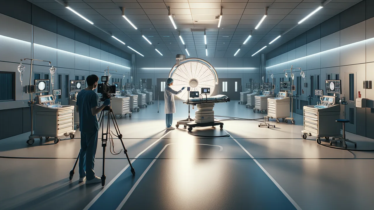 Healthcare & Medicine — industry hero for AI use case: AI accelerates anamnesis, finding summaries, appointment triage and image diagnostics — under HIPAA, MDR/FDA,…