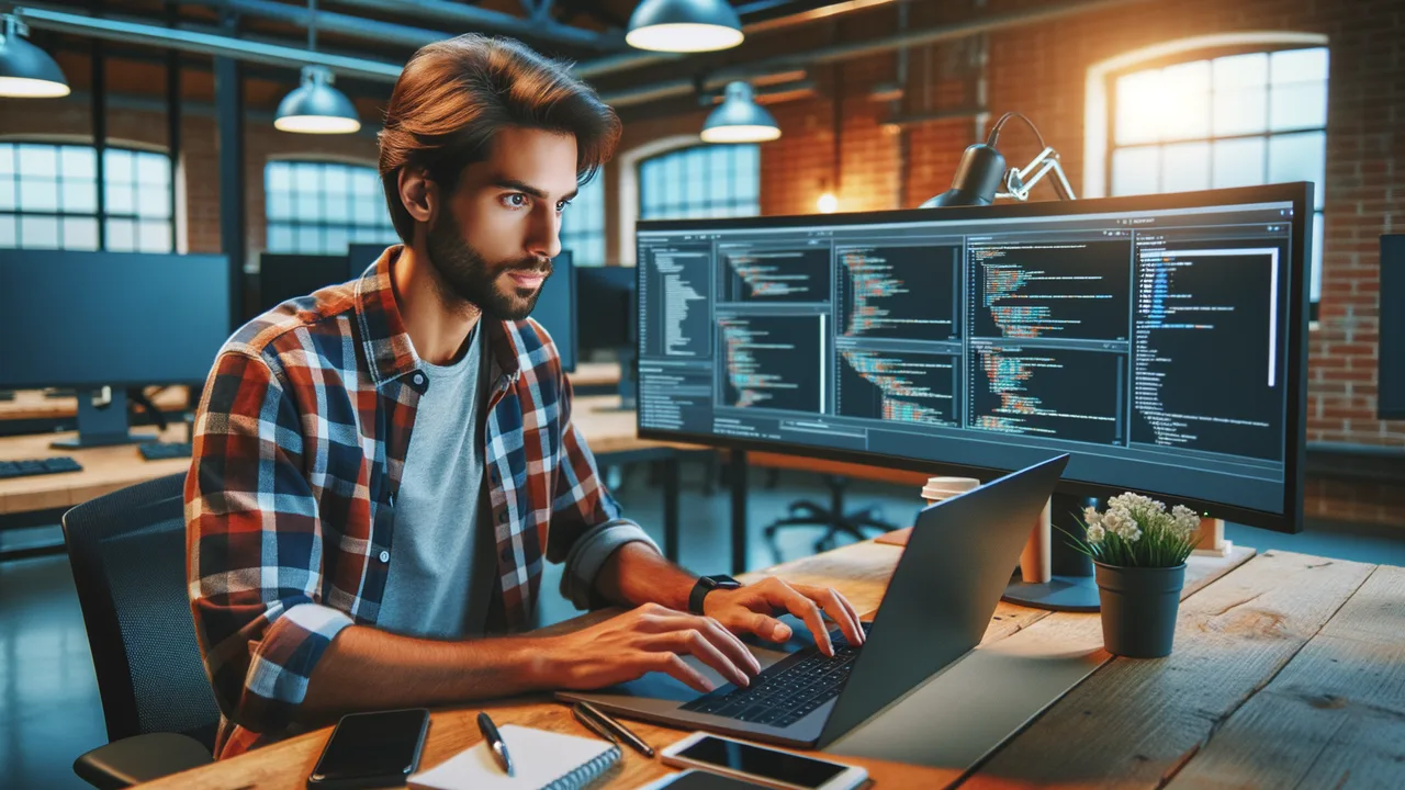 Software Development & IT — industry hero for AI use case: Code assistance, tests, documentation and incident analysis — AI accelerates the dev lifecycle and improves…